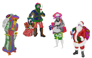 Santa En El Mundo